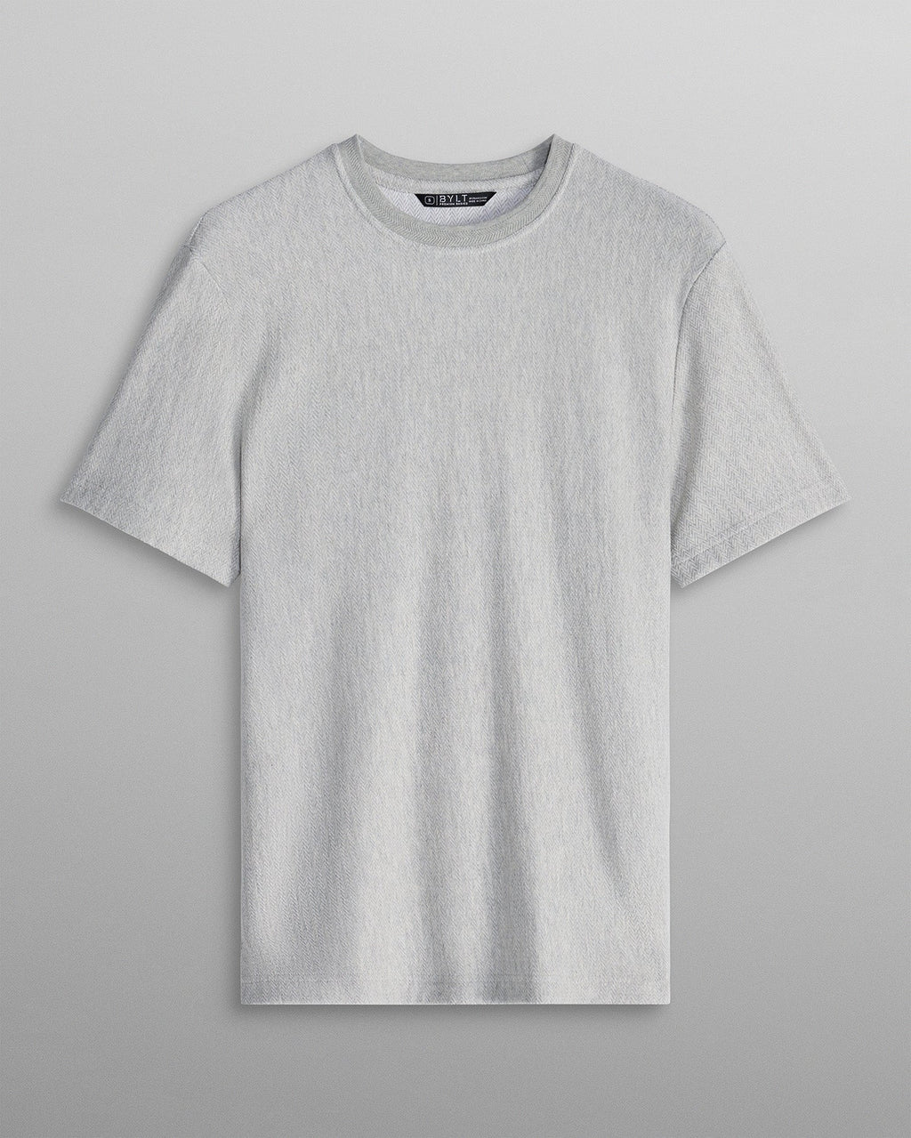 Brushed Herringbone Box Tee