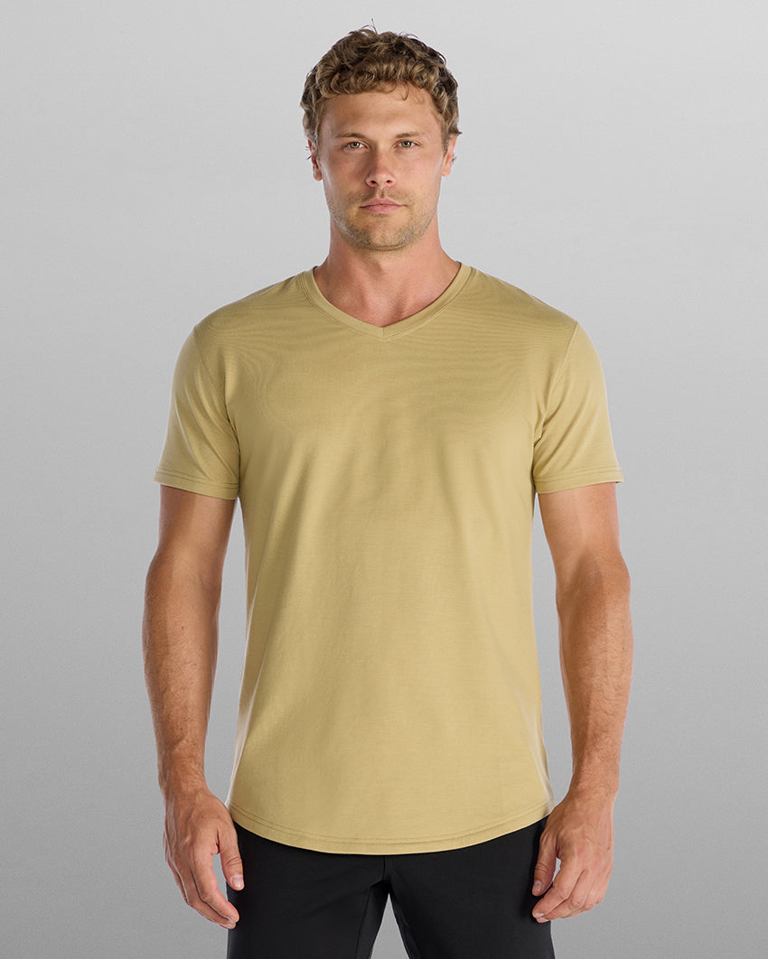 Drop-Cut V-Neck: BYLT Signature