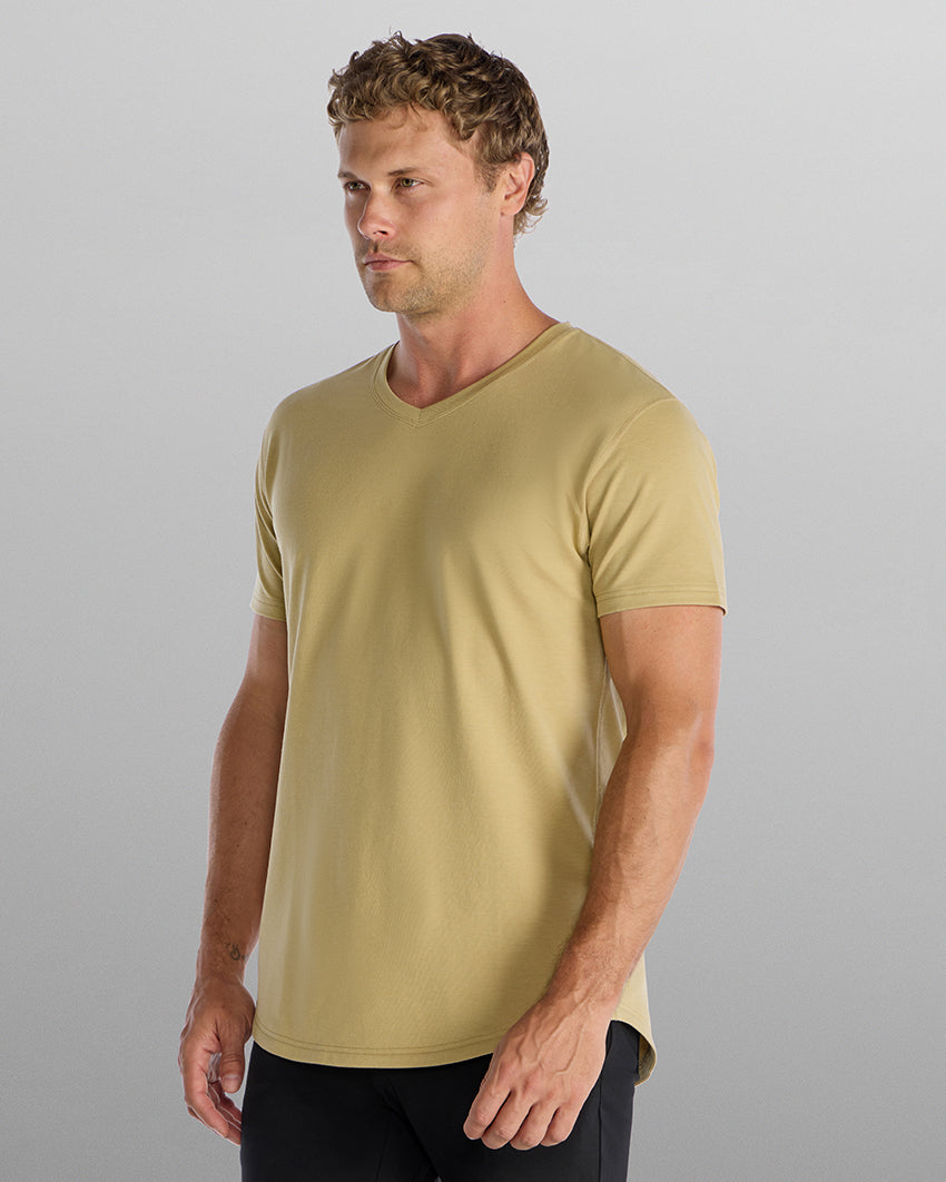 Drop-Cut V-Neck: BYLT Signature