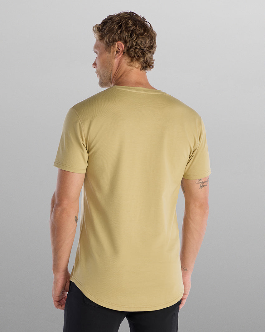 Drop-Cut V-Neck: BYLT Signature