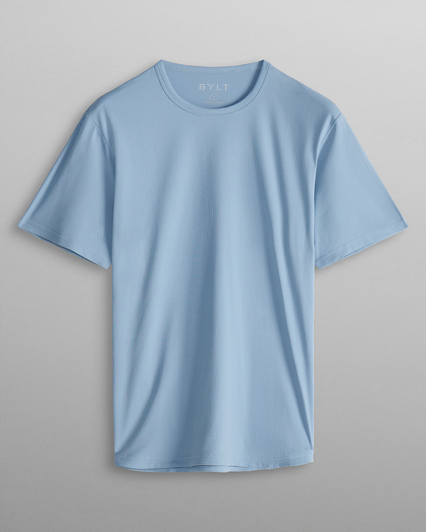 Adaptive Micro Waffle Short Sleeve Drop-Cut