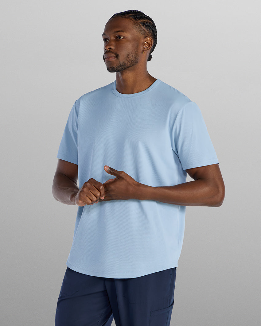 Adaptive Micro Waffle Short Sleeve Drop-Cut